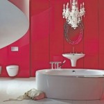 salle de bain rouge - avis feng shui